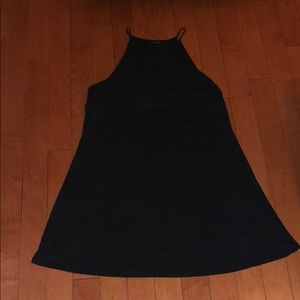 Black Halter Top Dress
